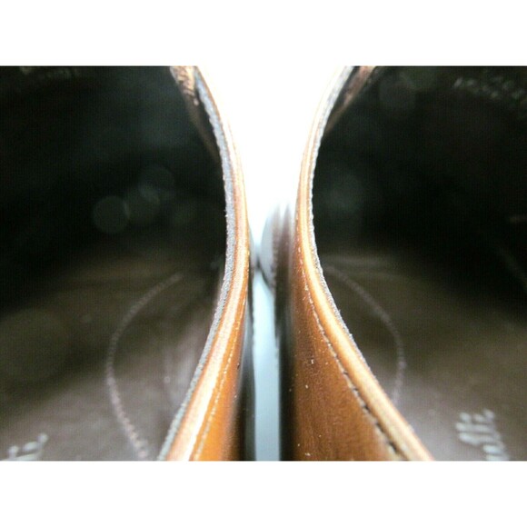 Massimo Dutti Brown Apron Toe Derby Shoes Size US 9 EUR 43 - Picture 6 of 8